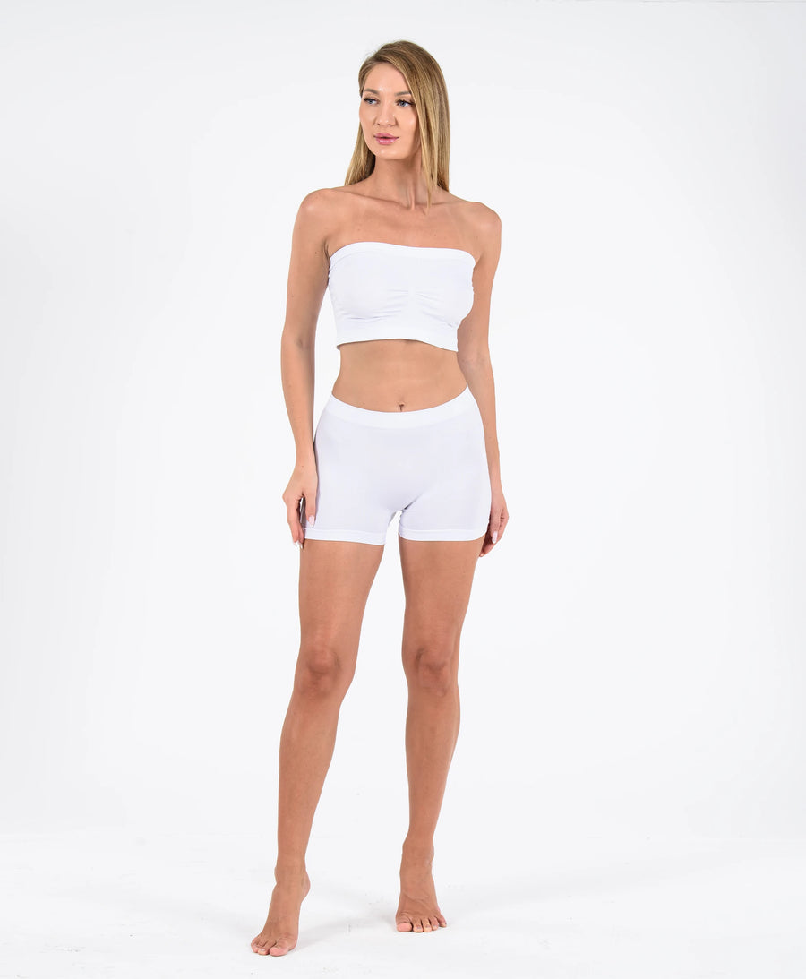 3'lü Seamless Strapless #renk_beyaz