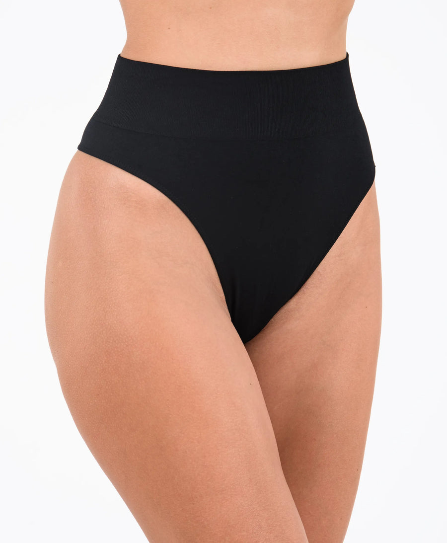 3'lü Seamless String (Tanga) #renk_siyah