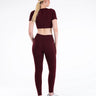 Core Seamless Toparlayıcı Spor Tayt #renk_bordo
