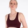 Core Sporcu Seamless Bralet #renk_bordo