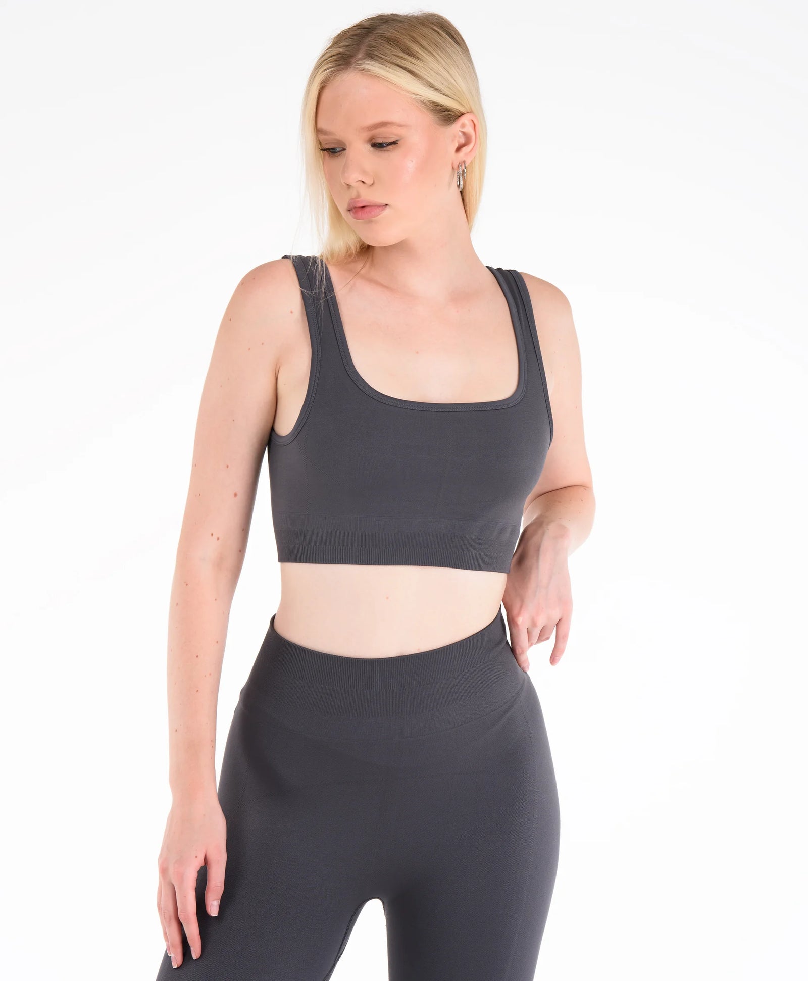 Form Seamless Bralet #renk_gri