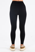Form Seamless İz Bırakmayan Esnek Toparlayıcı Ped Destekli Spor Tayt & Bra Alt Üst Takım #renk_siyah