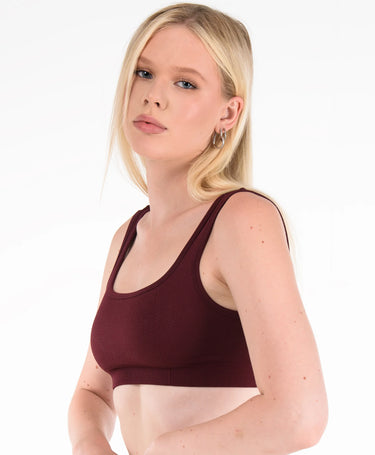Nova Seamless Bralet #renk_bordo