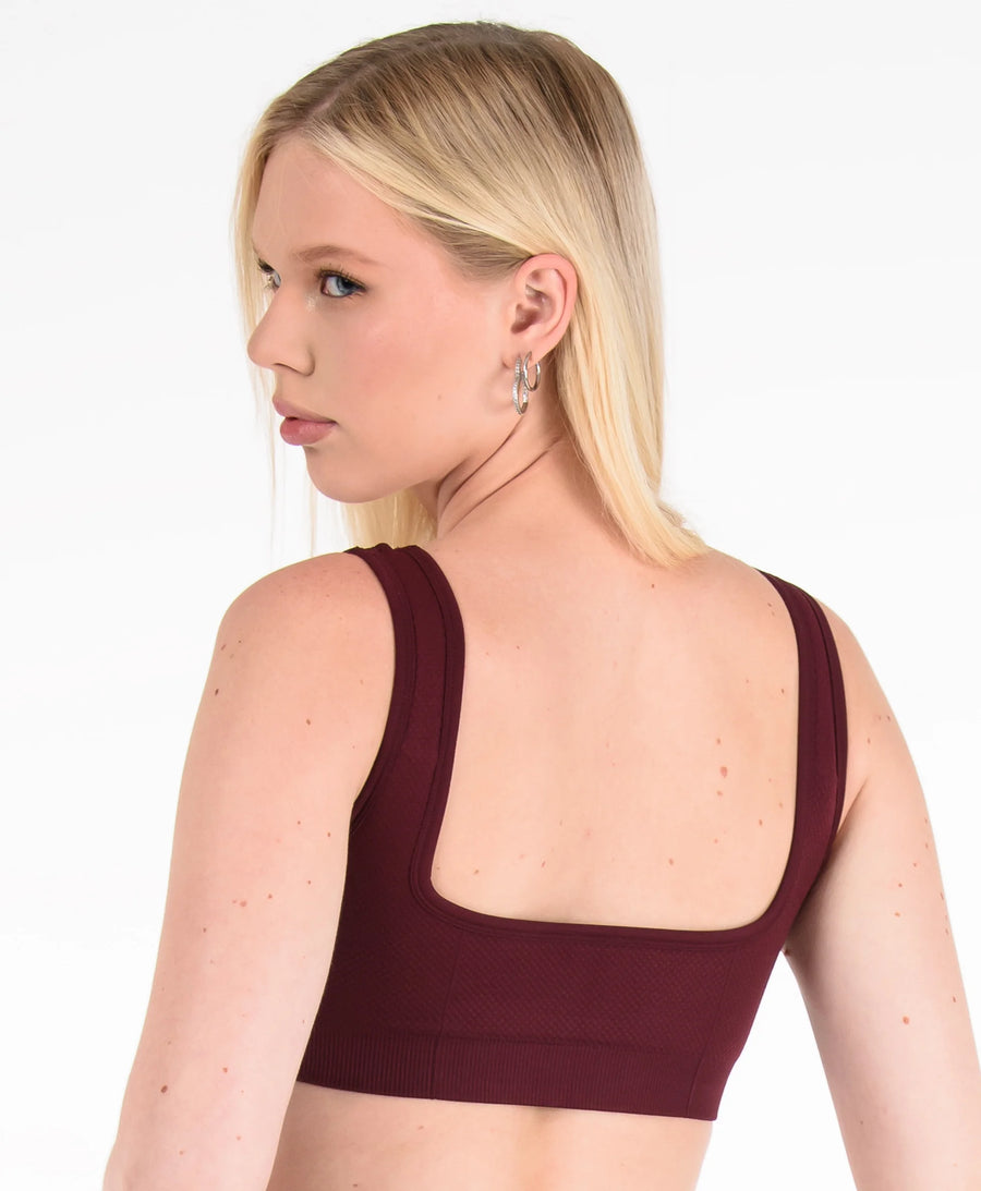 Nova Seamless Bralet #renk_bordo