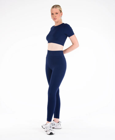 Saby Active Lya Seamless Fitilli Yoga Pilates Taytı Toparlayıcı Poliamid Kadın Ter Tutmaz